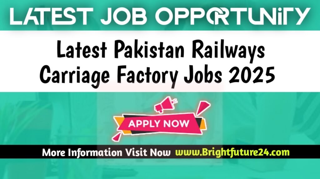 Latest Pakistan Railways Jobs 2025