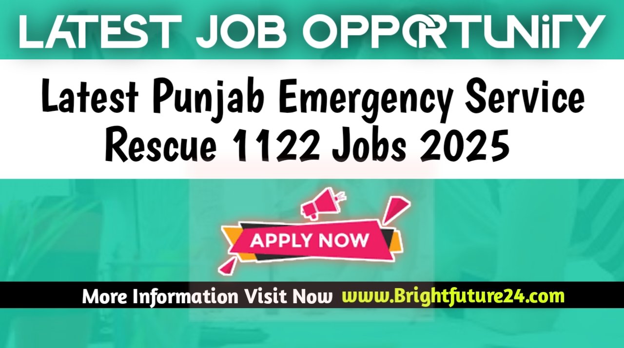 Latest Punjab Rescue 1122 Jobs 2025