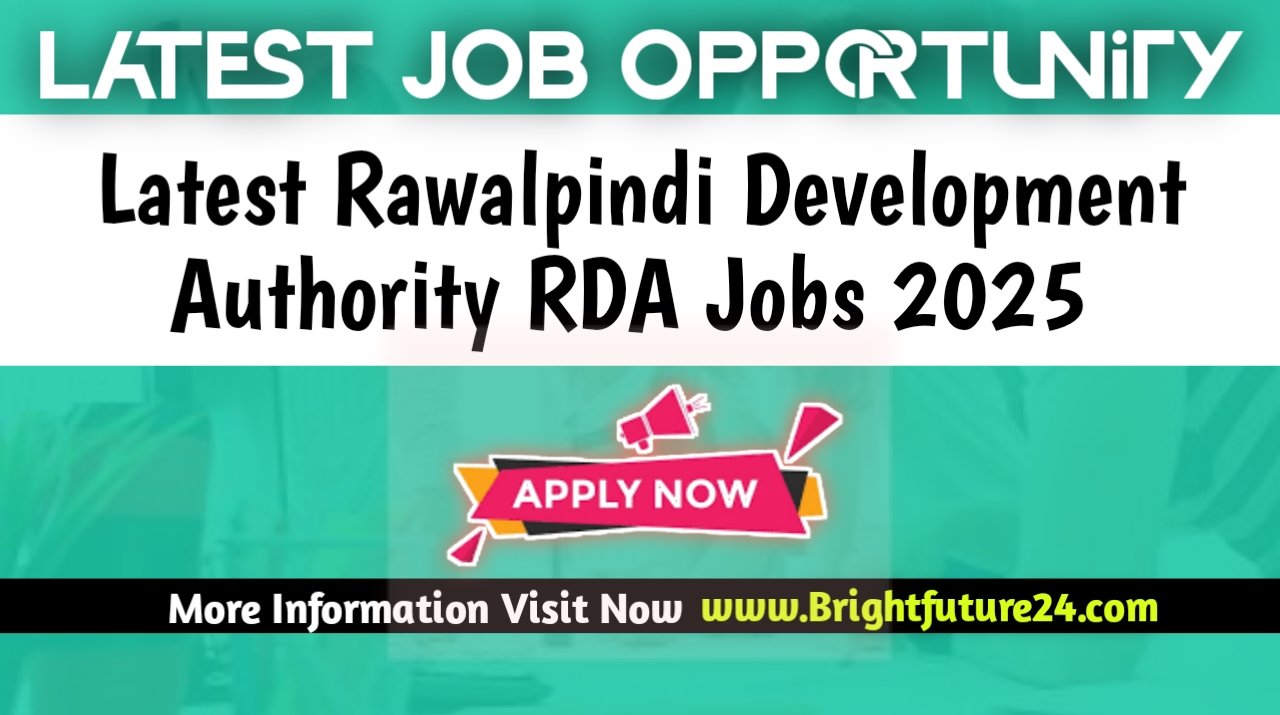 Latest Rawalpindi Development Authority RDA Jobs 2025