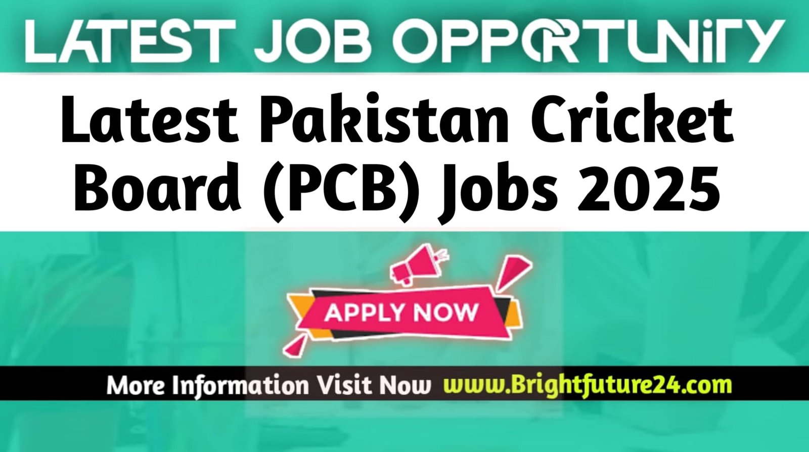 Pakistan Cricket Board (PCB) Jobs 2025