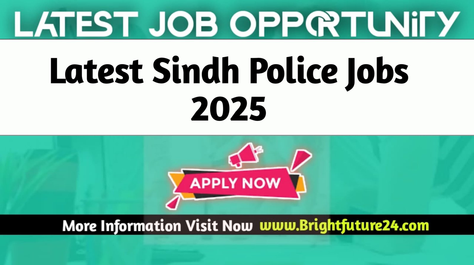 Latest Sindh Police Jobs 2025