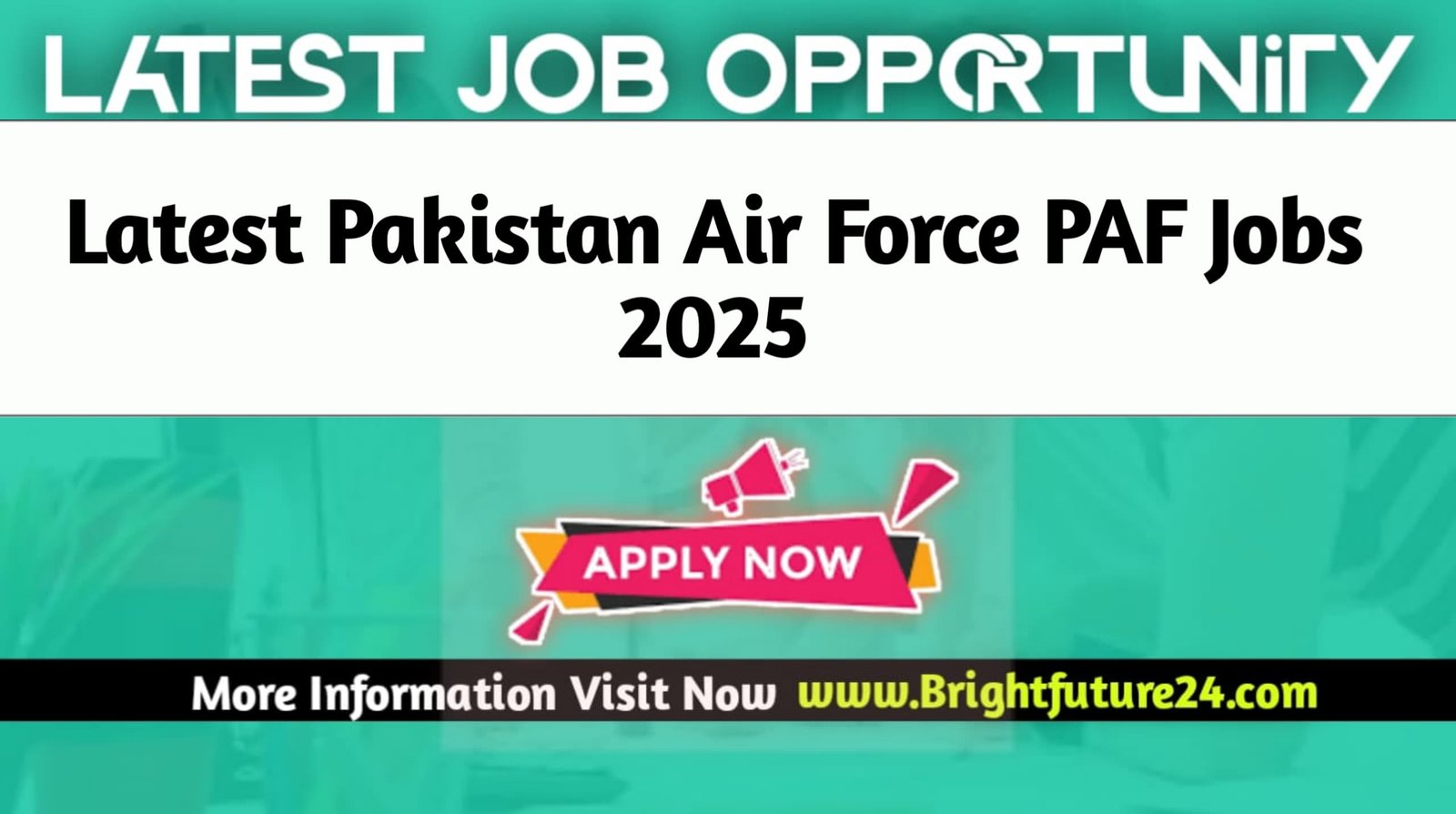 Pakistan Air Force PAF Jobs 2025 Online Apply