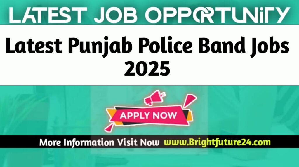 Punjab Police Band Jobs 2025