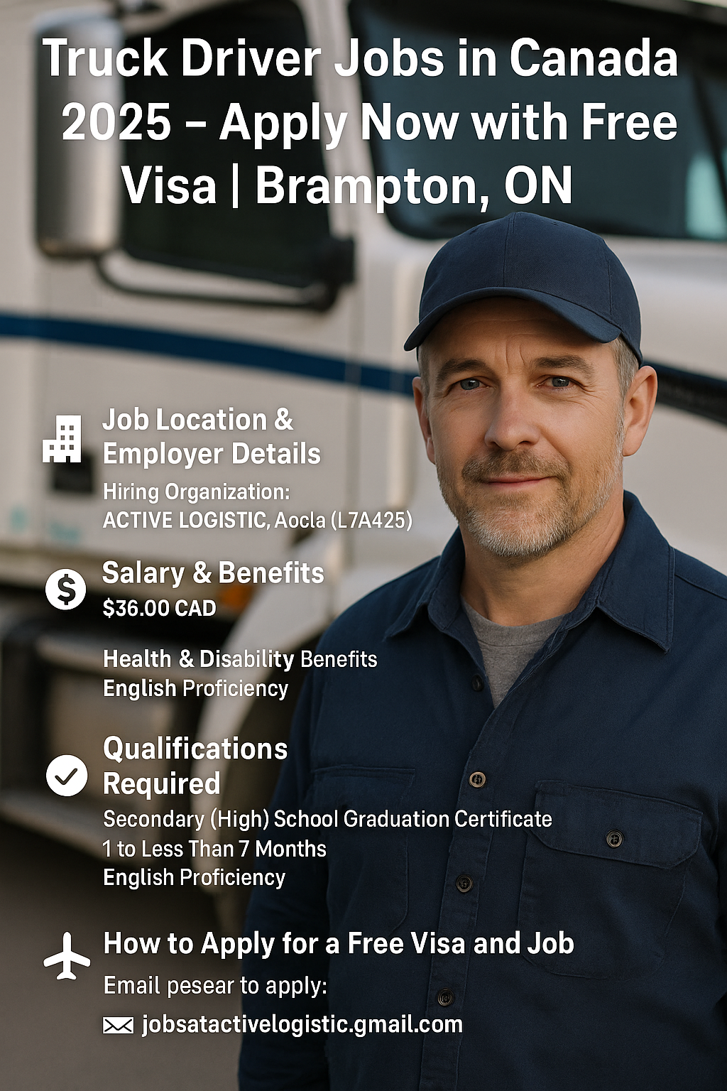 Truck Driver Jobs in Canada 2025 Truck Driver Jobs in Canada 2025