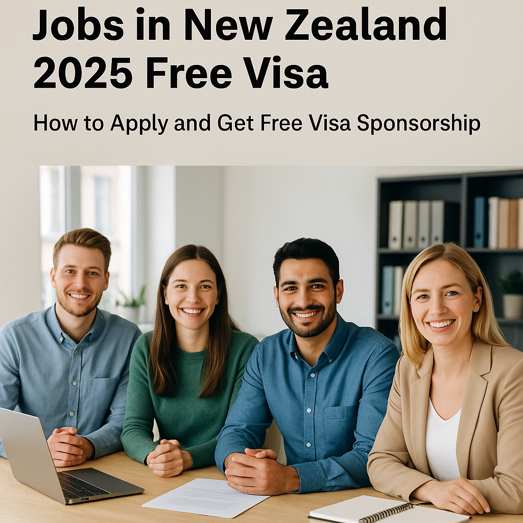Jobs in New Zealand 2025 Free Visa Your Complete Guide to Applying